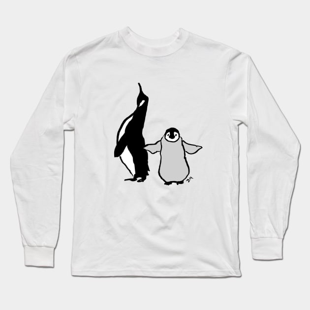 Penguins Long Sleeve T-Shirt by DanaMartin